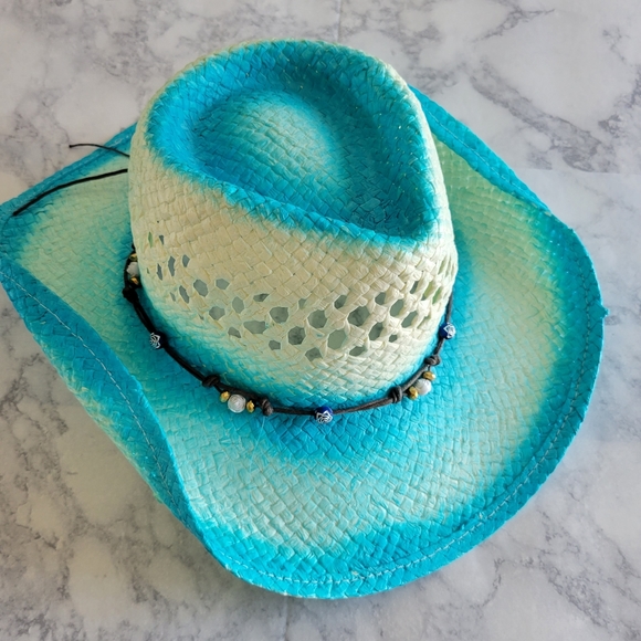 Lucky 7 straw hat Clearance
